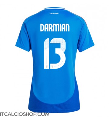 Italia Matteo Darmian #13 Prima Maglia Femmina Europei 2024 Manica Corta